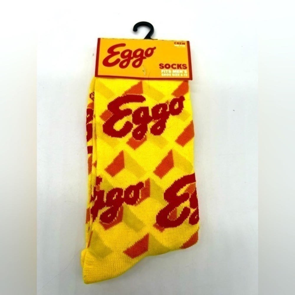 Eggo Waffle socks NWT